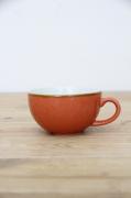カプチーノカップ　スパイスオレンジ　ストーンキャスト　イギリス