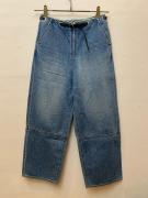 10ozデニムベルテッドパンツ