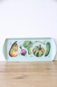 ロングトレイ　メラミン　「Vegetable　Medley」　イギリス